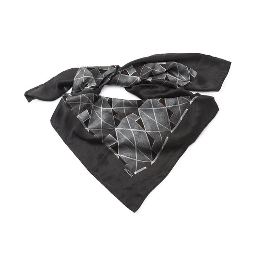Pure Satin Stole| Maze 17| Black