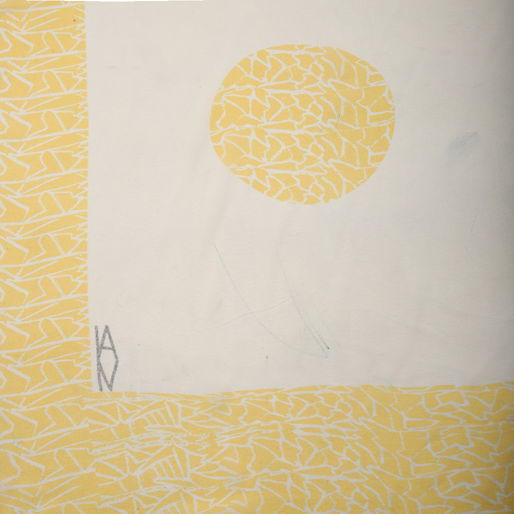 Pure Georgette Saree |Yellow doodle| Polka