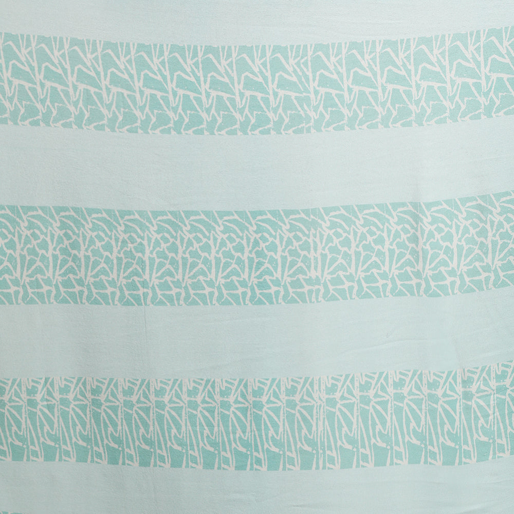 Pure Crepe Saree |Blue doodle| Lines