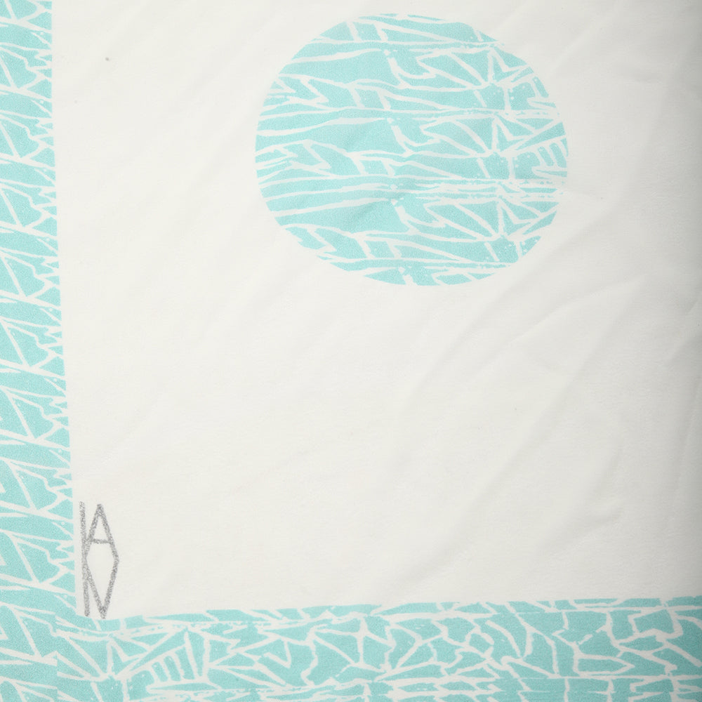 Pure Georgette Saree| Blue Doodle| Polka
