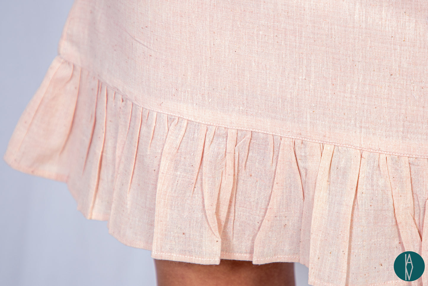 Pink kala cotton | Trumpet skirt